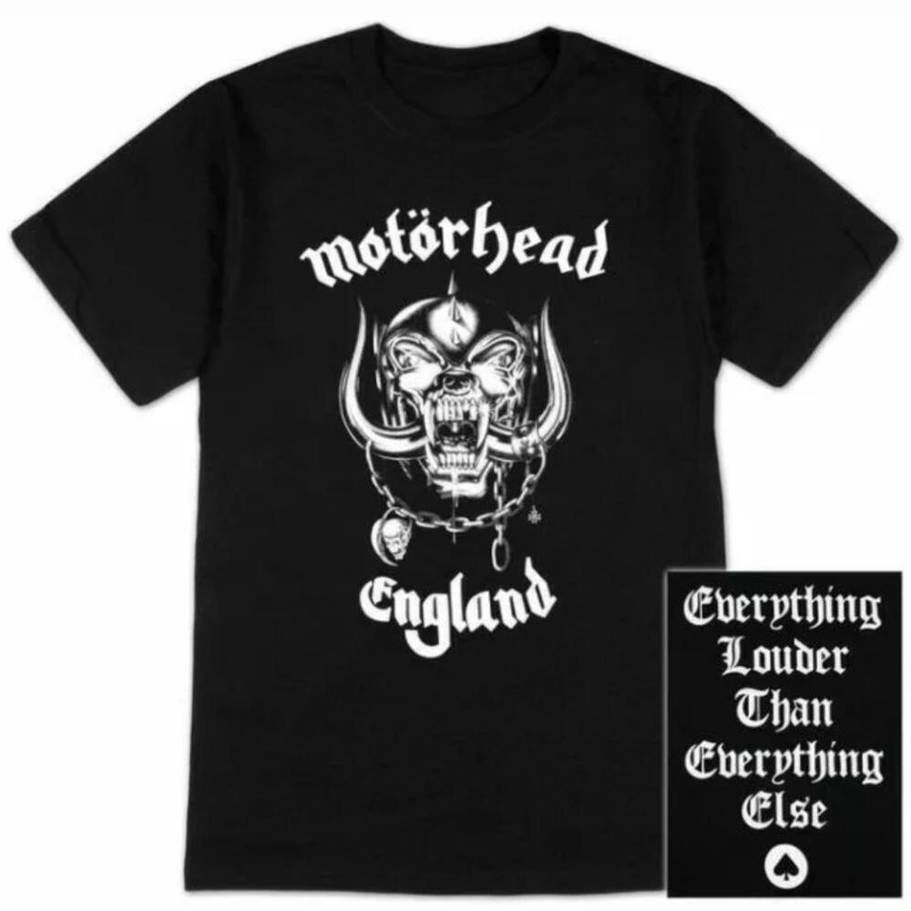 Motorhead England Warpig Logo Heavy Metal Shirt